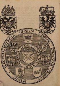 Chorographia Teansylvanie - Chorographia (descrierea) Transilvaniei care odinioară se numea Dacia, Viena, 1550